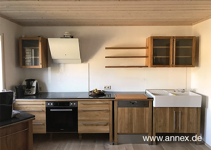 annex moderne Holzküche Eiche Wolfsburg