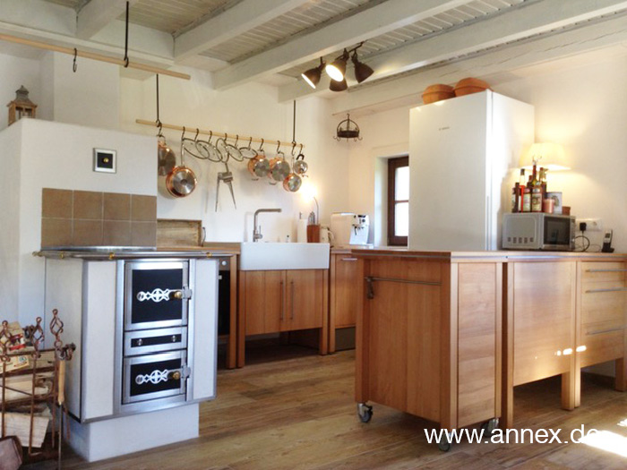 annex Massivholzküche Buche Landhausstil München