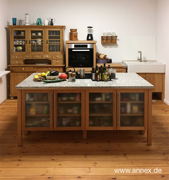 annex Naturholzküche mit Kochinsel Erfurt